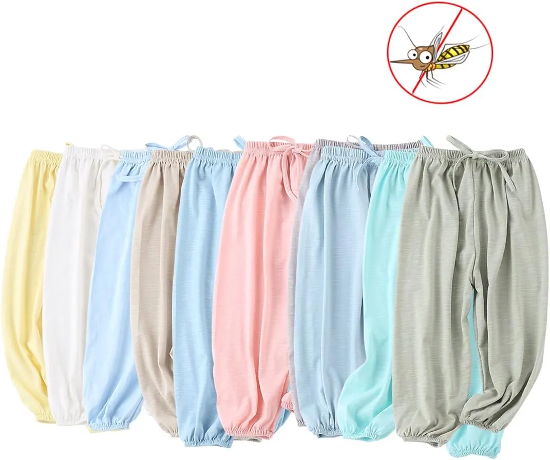PAUBOLI Baby Long Bloomers Soft Cotton Harem Pants for Boys Girls 12M-7T