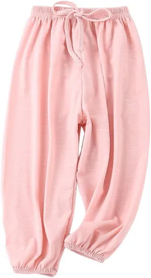 PAUBOLI Baby Long Bloomers Soft Cotton Harem Pants for Boys Girls 12M-7T