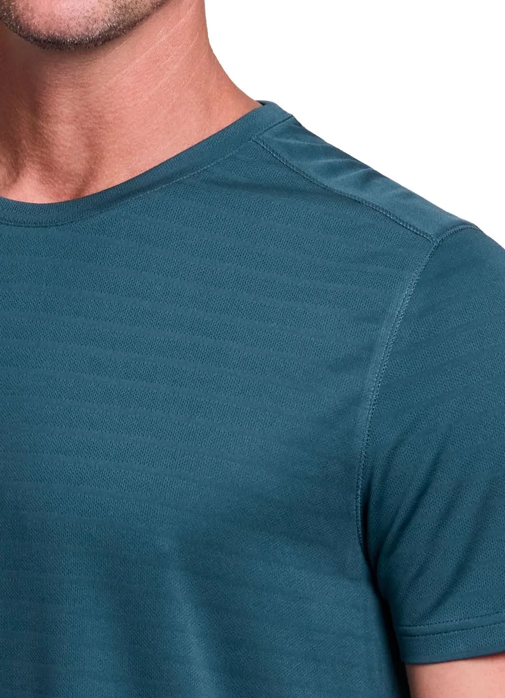 RBX Active Men's Athletic Performance Workout Gym Running Short Sleeve Crewneck T-Shirt