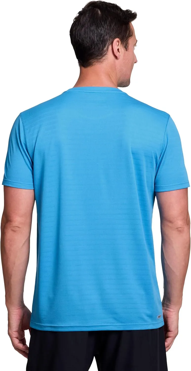 RBX Active Men's Athletic Performance Workout Gym Running Short Sleeve Crewneck T-Shirt