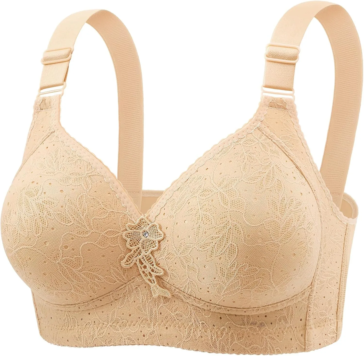 Small Bras Underwear Thin Soft and Comfortable Sag No Underwire Retraction Full Cup Bra Woman Sports