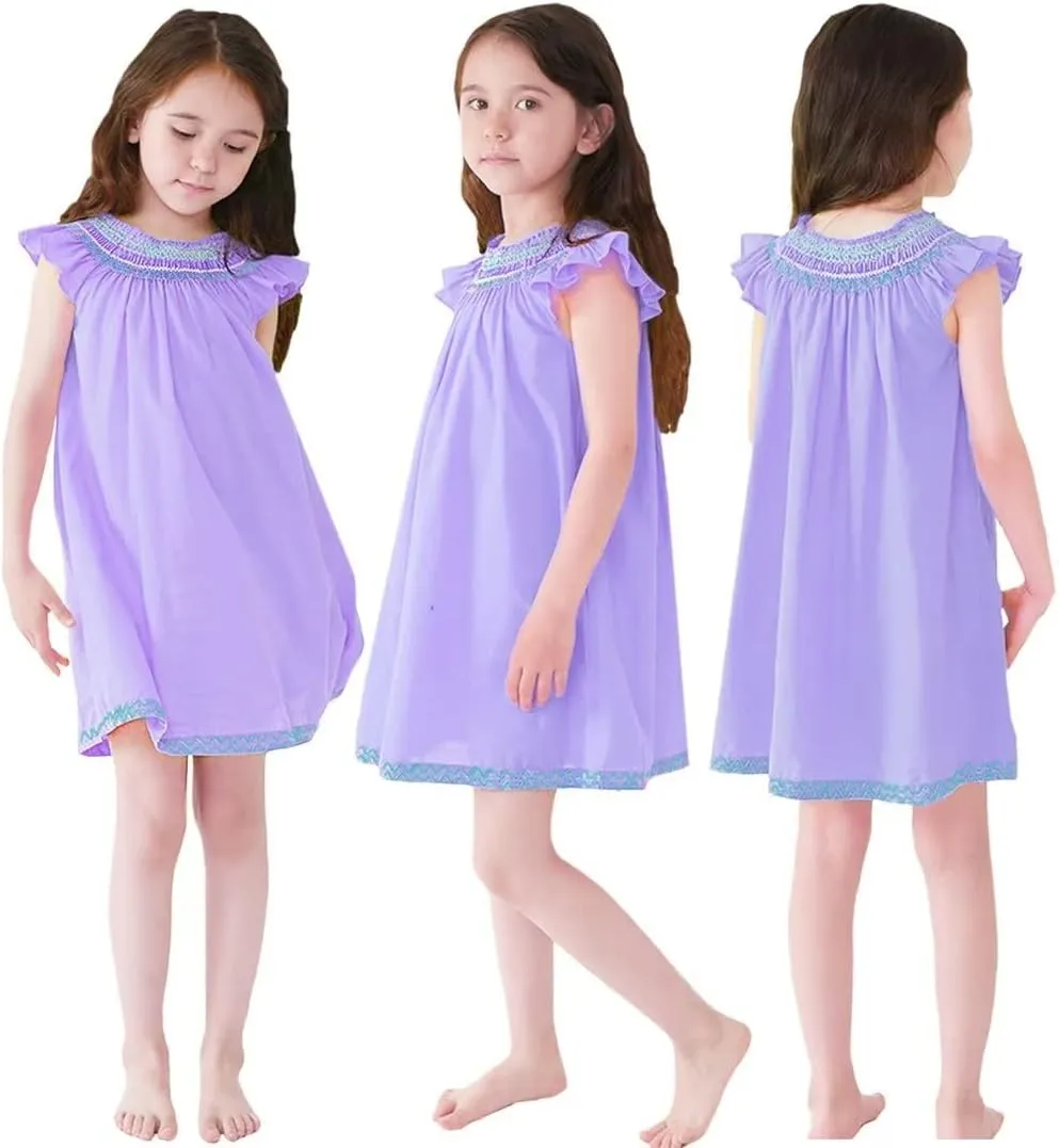 Smocked Dresses with Bloomers Set, Soft Cotton Vintage Dress (Baby,Toddler,Kids)