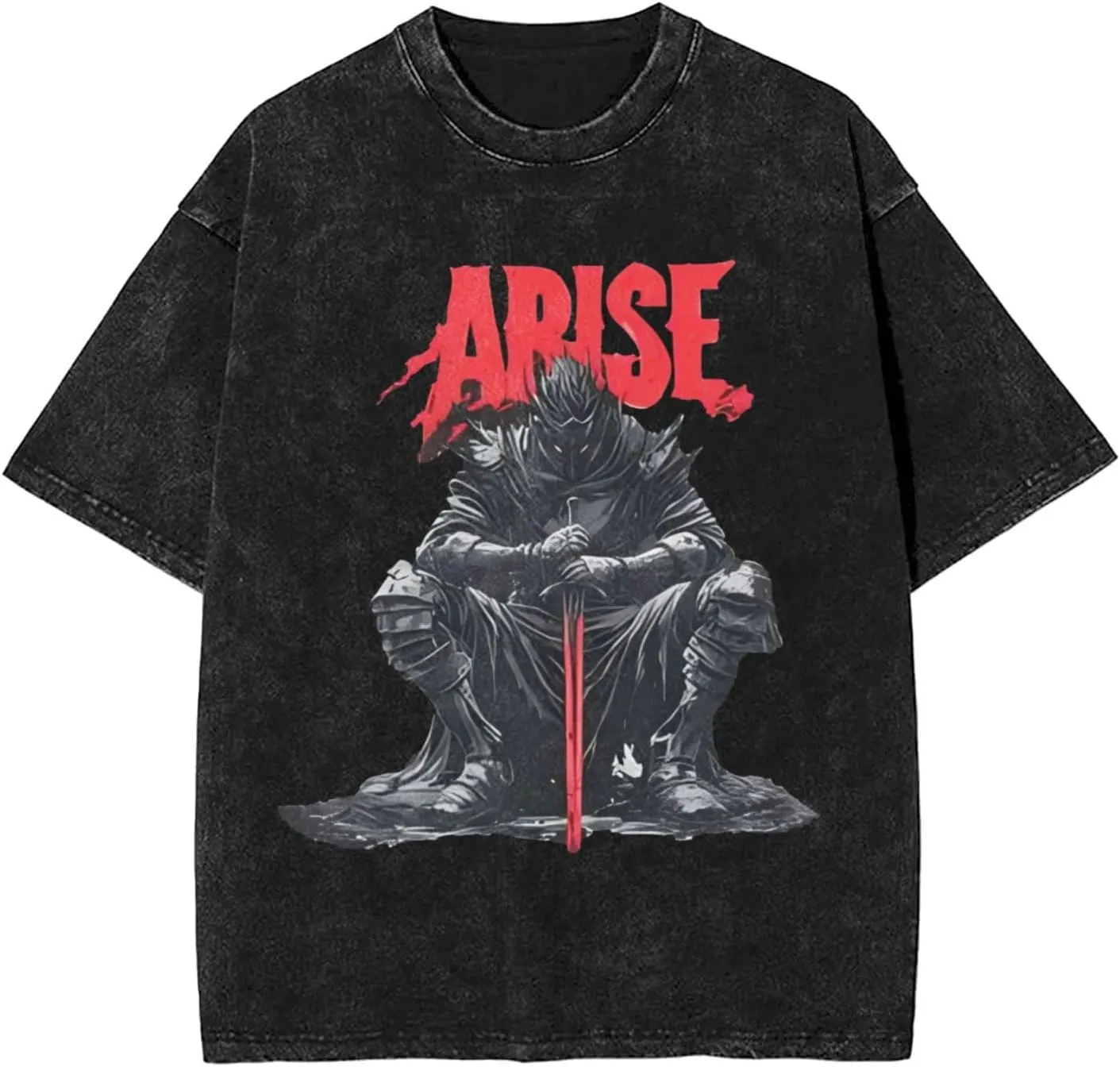 Solo Music Leveling Mans Soft Cotton Short Sleeved T-Shirt O Neck Casual Comfort Fashion Tee Shirts