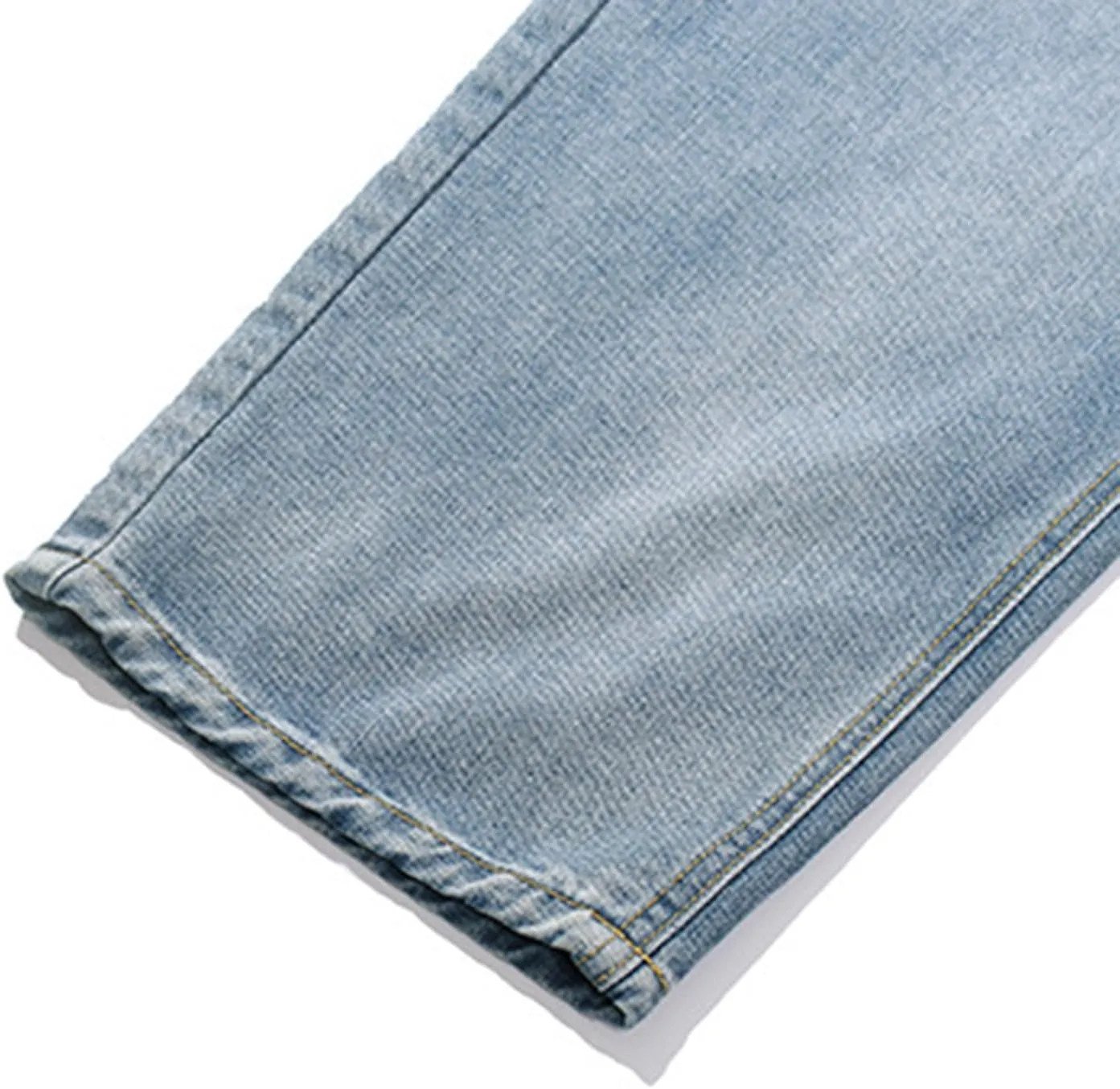SteelStitch-Men's High Durability Work Jeans, Straight Leg Baggy Denim Pants, SteelStitch High Waisted Jeans