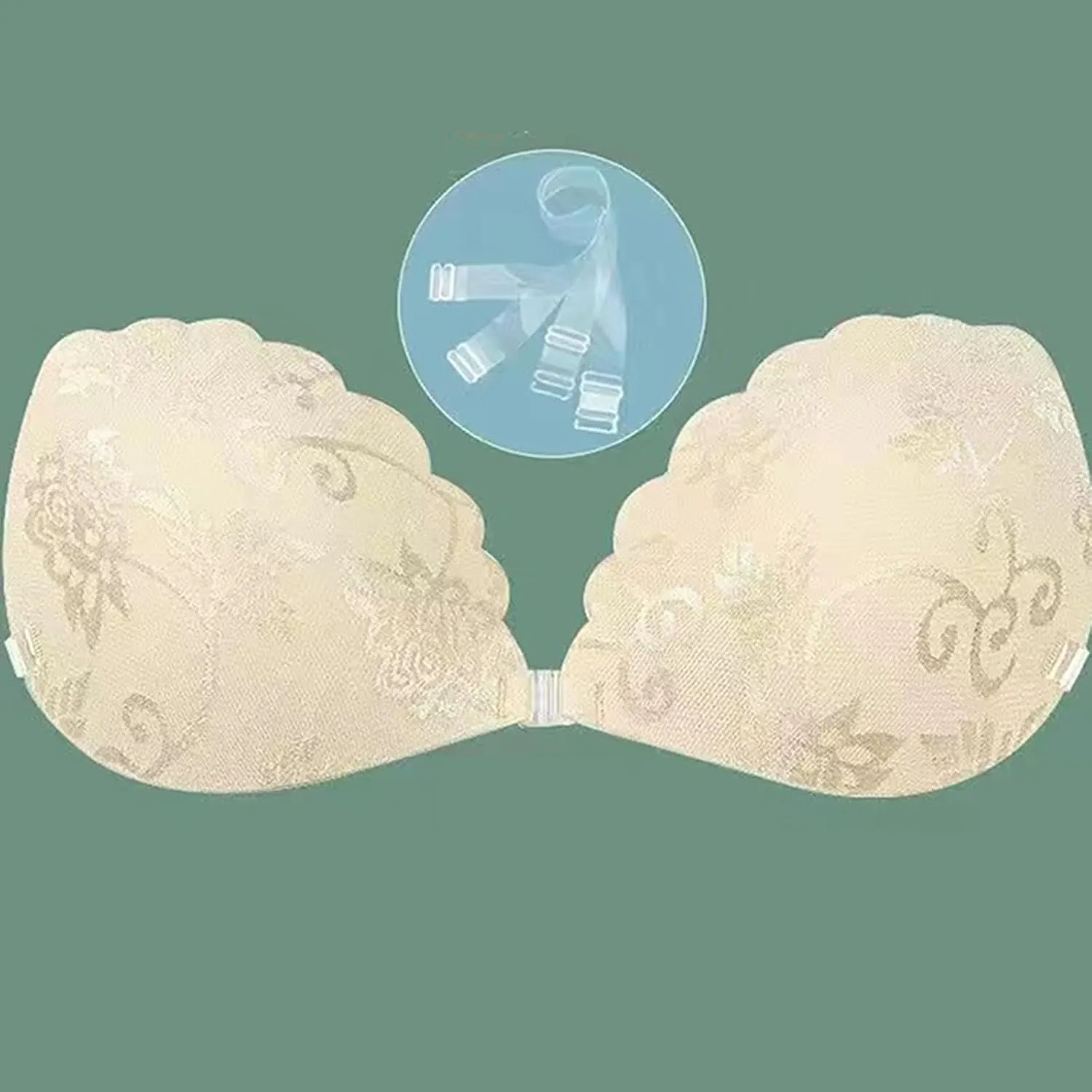 Strapless Sticky Bra Invisible Sticky Boobs Silicone Adhesive Bra Backless Pushup Lift Bra for Everyday Comfort