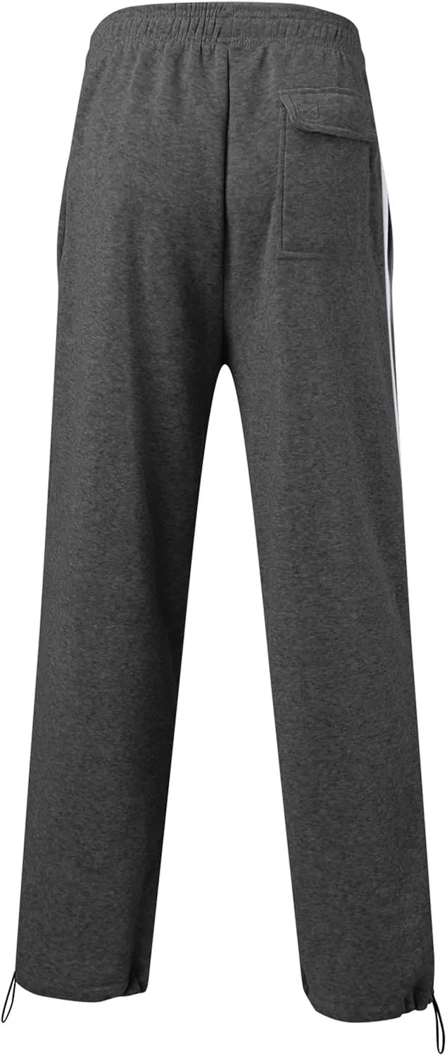 Sweatpants for Men Jogger, Men's Sweatpants Tapered Gym Running Workout Pants Workout Drawstring Lightweight Sports Trousers