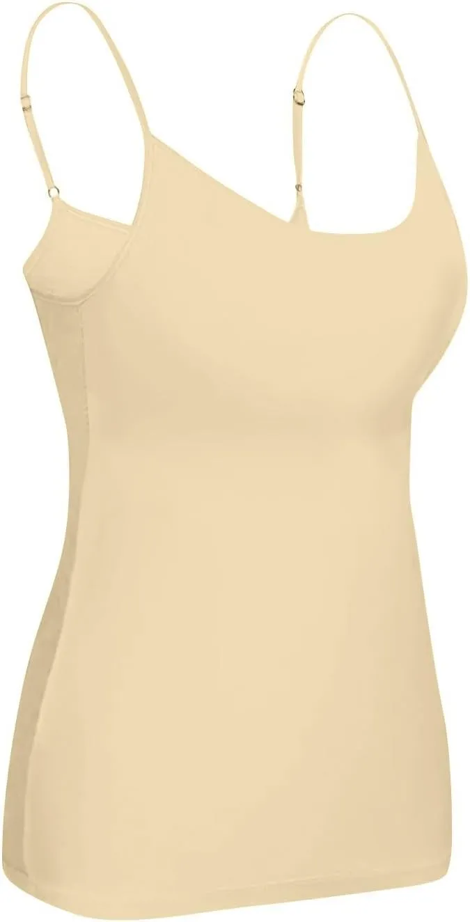 Tank Top with Built in Bra for Women 2025 Summer Basic Padded Tanktops Workout Yoga Shirts