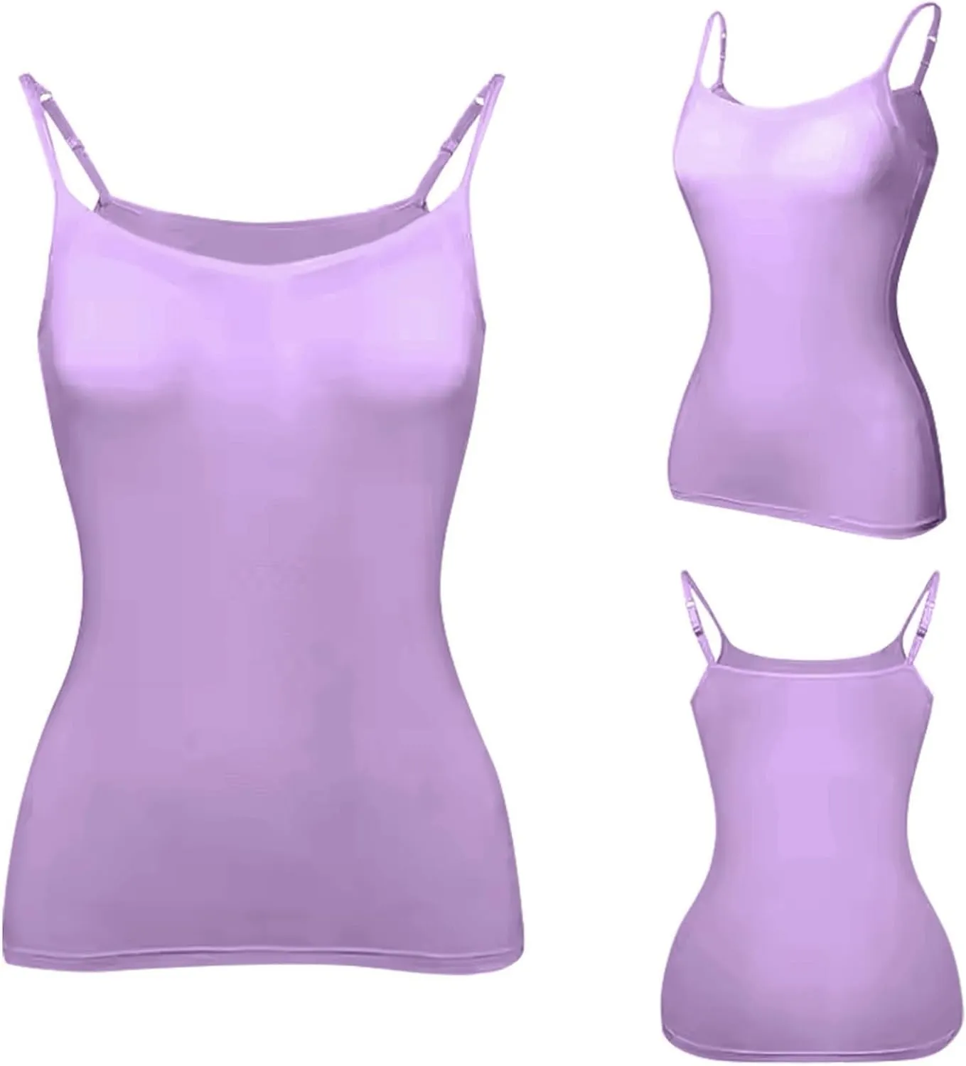 Tank Top with Built in Bra for Women 2025 Summer Basic Padded Tanktops Workout Yoga Shirts