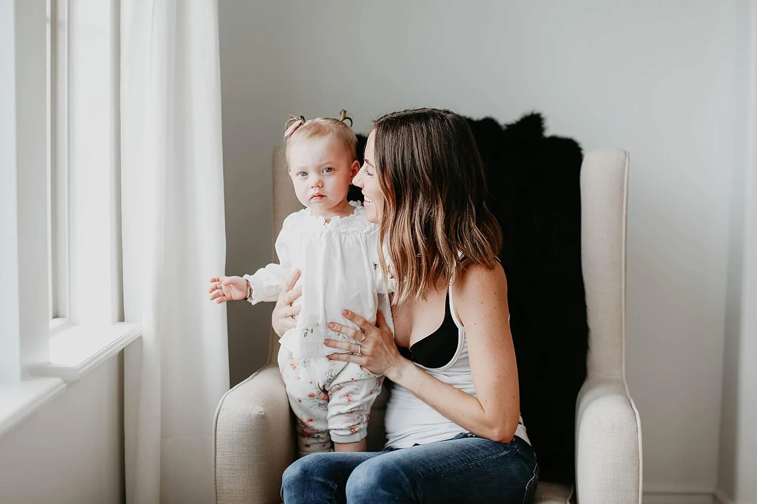 The Open Busted Breastfeeding Tank Top, Layering Cami & Maternity Undershirt - Rayon from Bamboo/Cotton