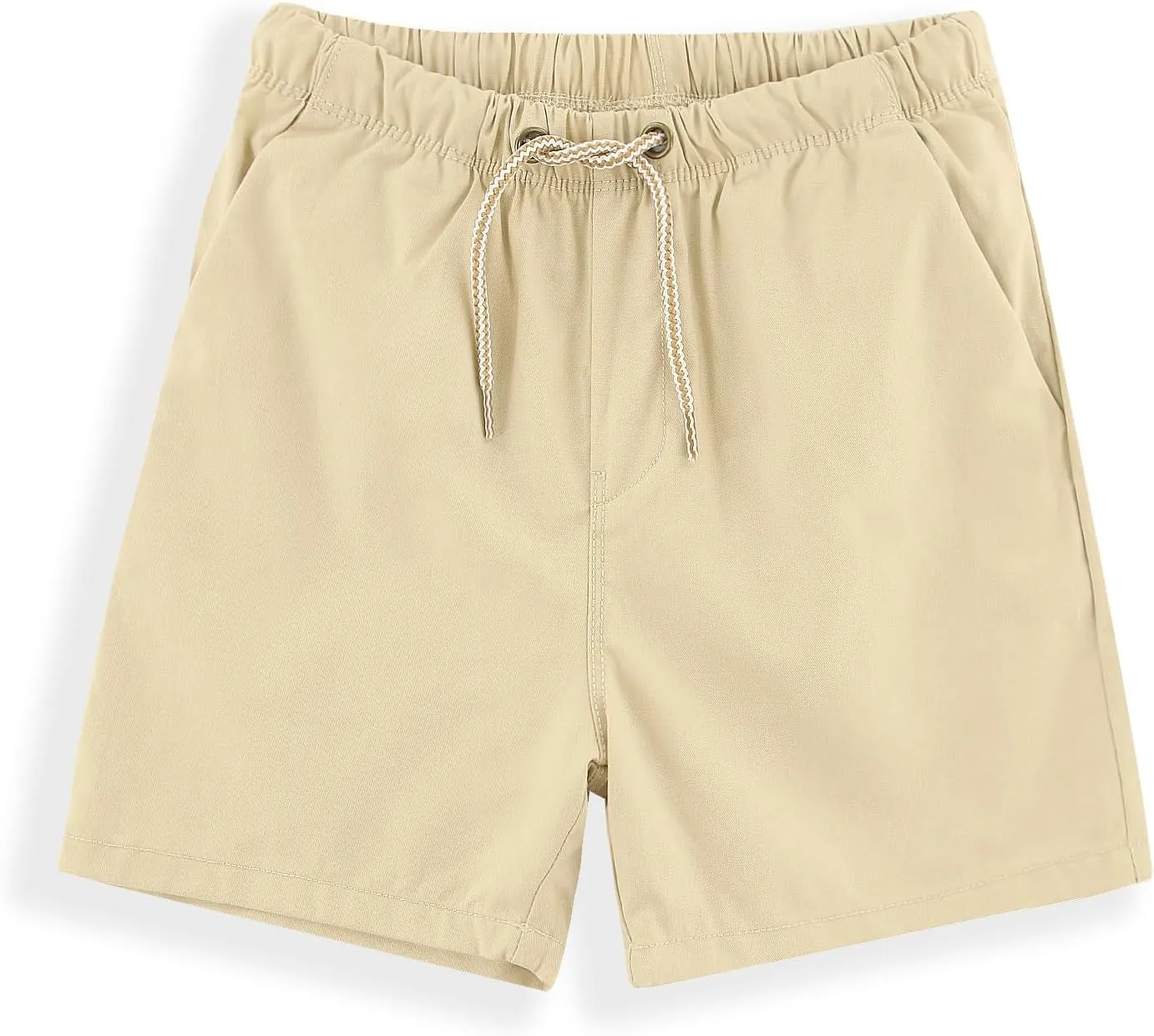 Toddler Boys Shorts Cotton Shorts with Drawstring Casual Elastic Waist Shorts for Boys or Girls 2-7 Years