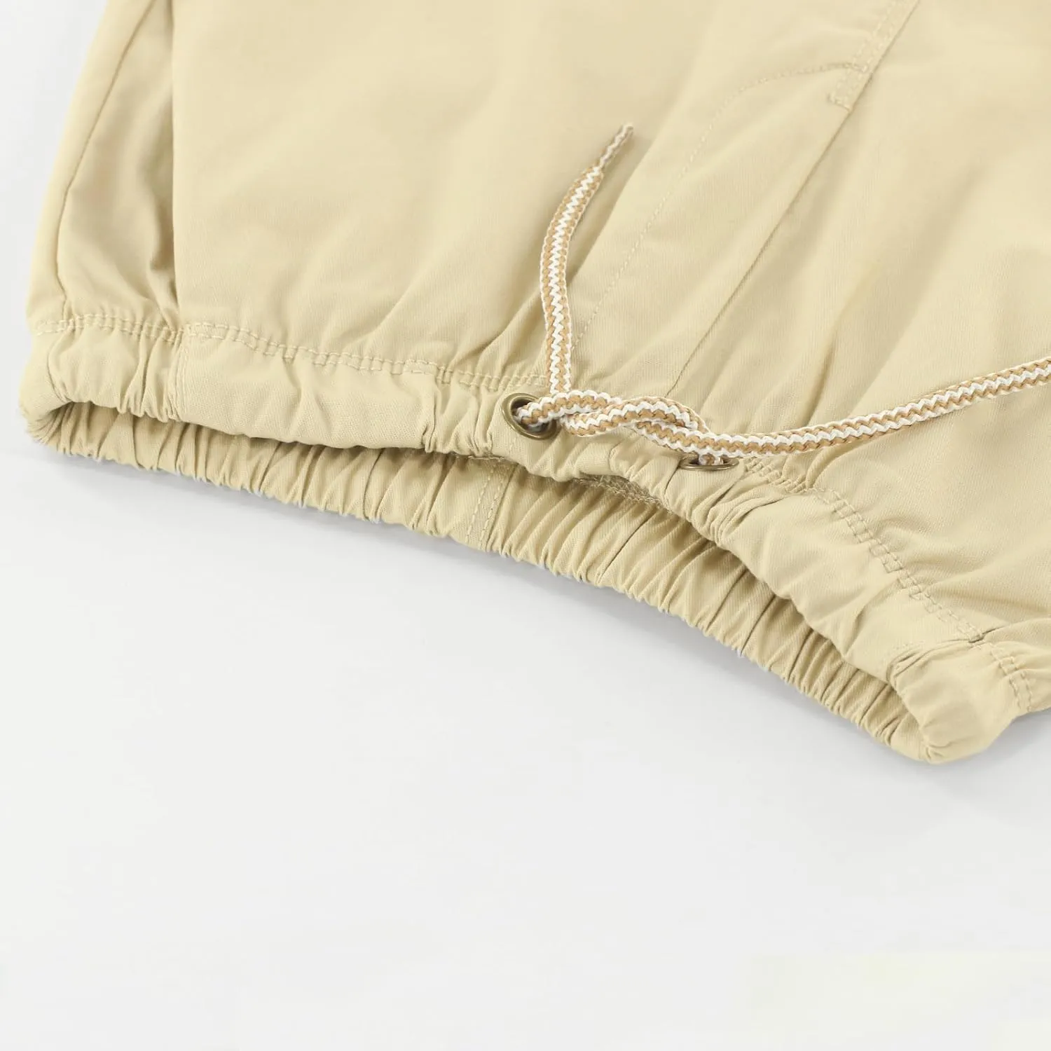 Toddler Boys Shorts Cotton Shorts with Drawstring Casual Elastic Waist Shorts for Boys or Girls 2-7 Years