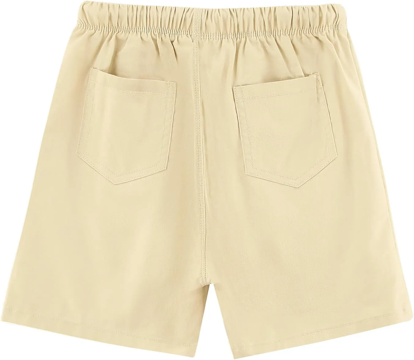 Toddler Boys Shorts Cotton Shorts with Drawstring Casual Elastic Waist Shorts for Boys or Girls 2-7 Years