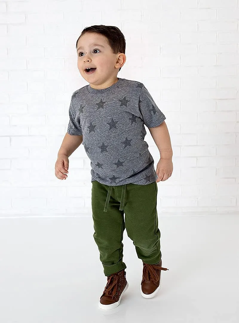 Toddler Five Star Soft Cotton Crew Neck Tee 3029