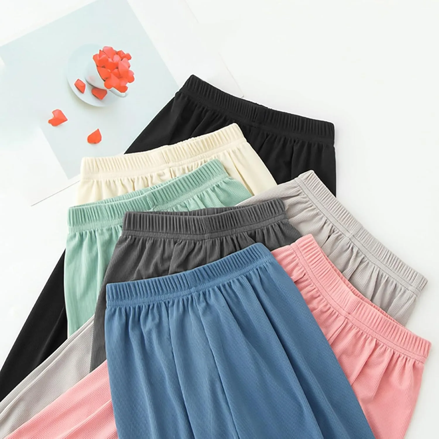 Toddler Harem Pants, Long Bloomers Soft Cotton for Boys Girls, Breathable Quick Dry Pants Loose Anti-Mosquito
