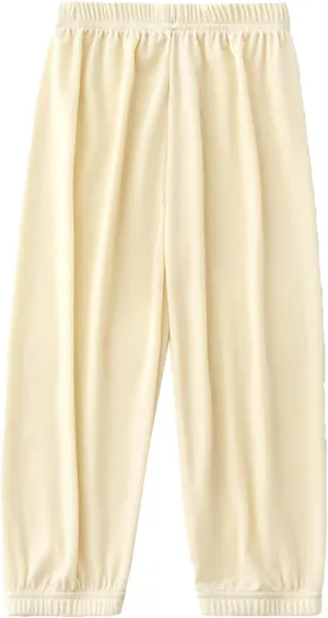 Toddler Harem Pants, Long Bloomers Soft Cotton for Boys Girls, Breathable Quick Dry Pants Loose Anti-Mosquito