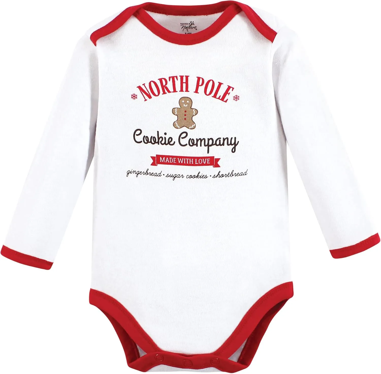 Touched by Nature unisex-baby Organic Cotton Long-sleeve Bodysuits