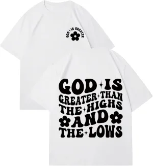 Verdusa Women's Graphic Tees Oversized Tshirts Short Sleeve Shirts Floral Letter PrintSummer Pullover Tops