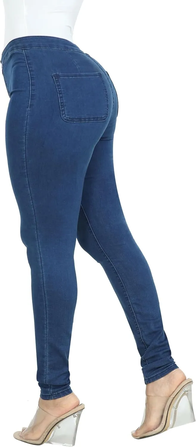 WAYRUNZ Womens High Waisted Pants Stretch Legging Jeans