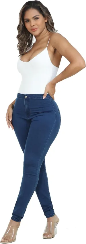 WAYRUNZ Womens High Waisted Pants Stretch Legging Jeans