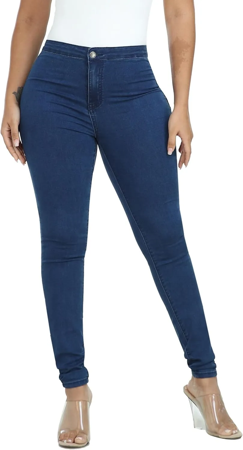 WAYRUNZ Womens High Waisted Pants Stretch Legging Jeans