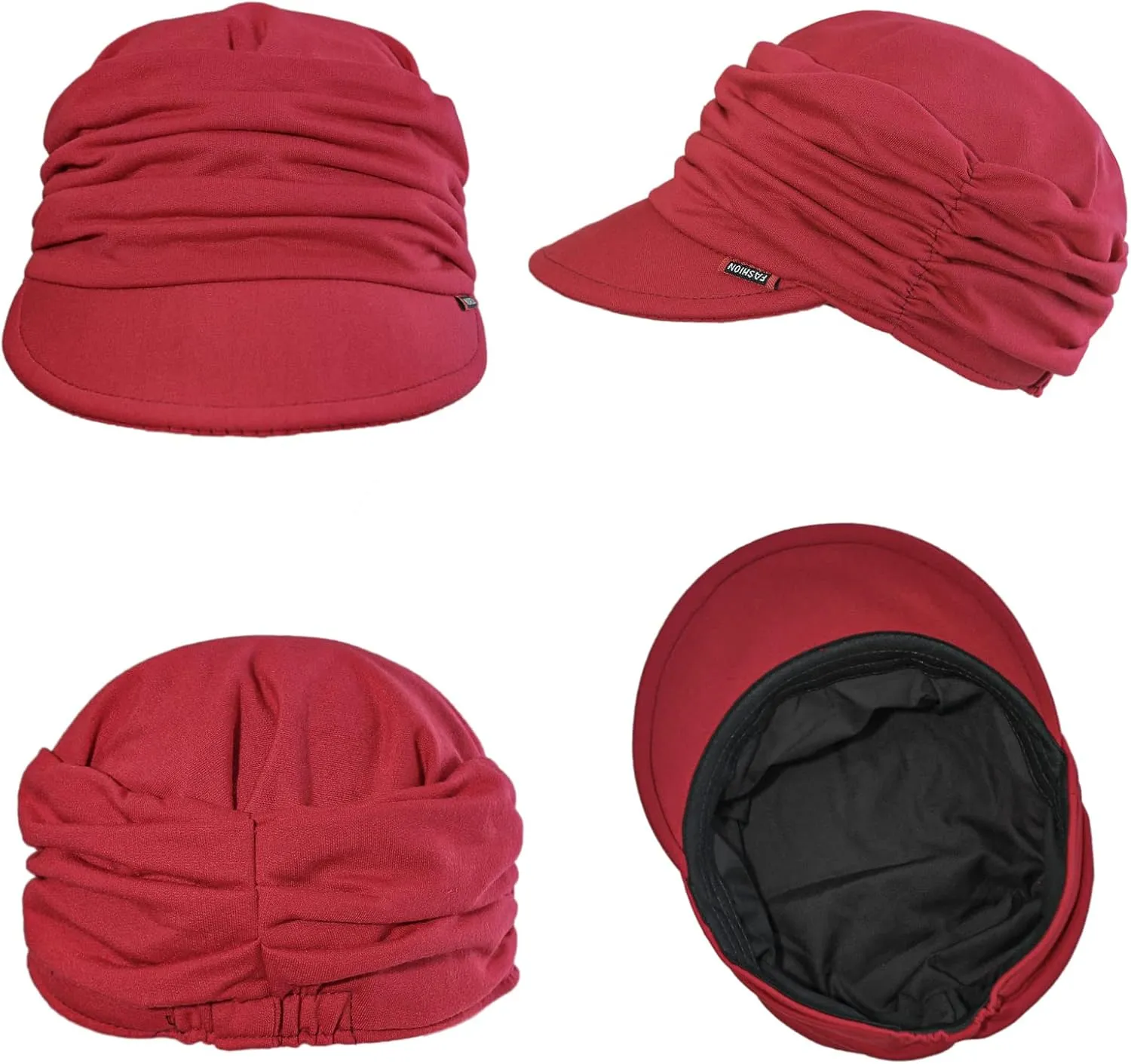 Women Newsboy Soft Cotton Cabbie Cap Beret Hats Baseball Cap Painter Visor Hats