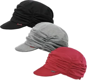Women Newsboy Soft Cotton Cabbie Cap Beret Hats Baseball Cap Painter Visor Hats