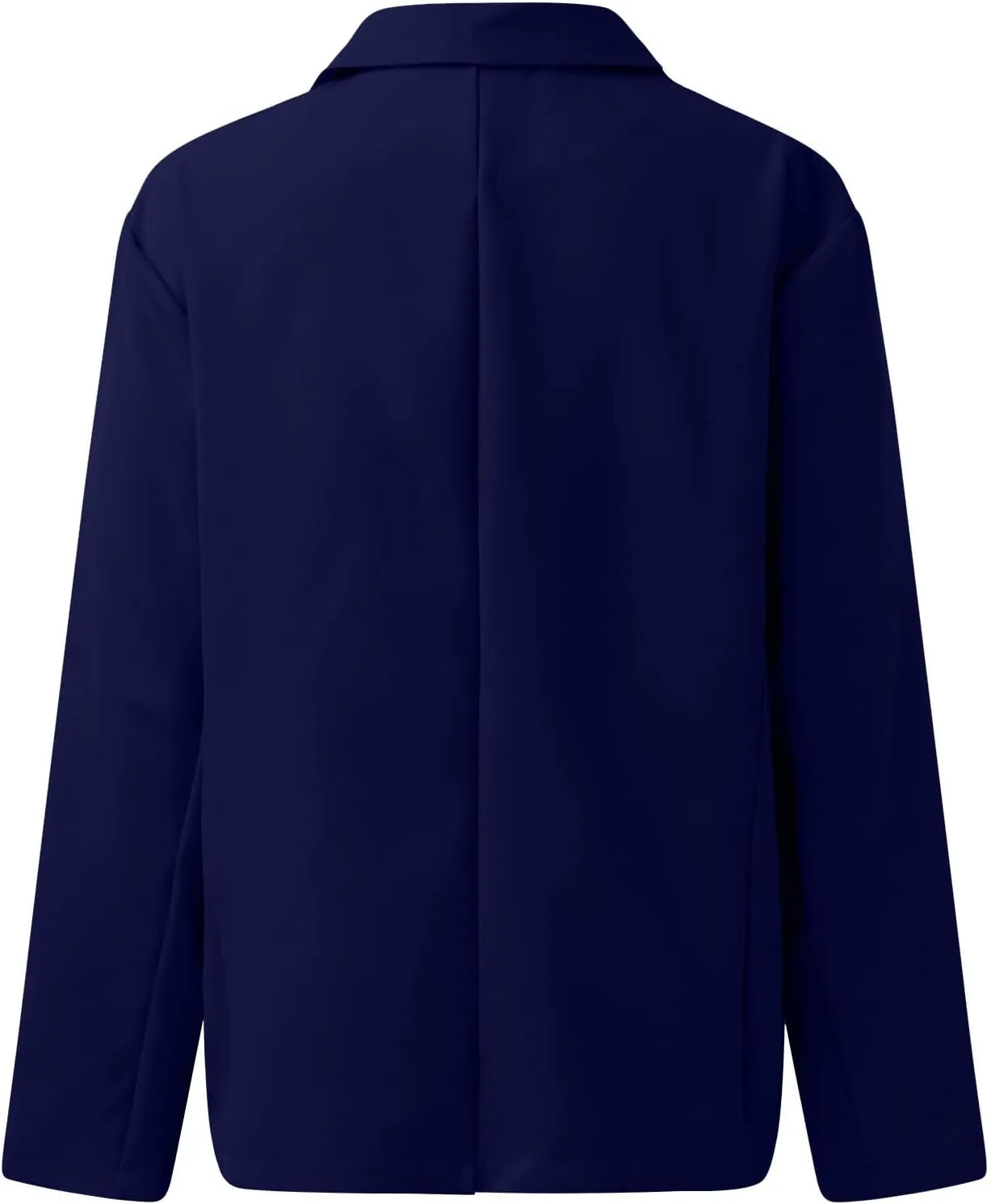 Women Open Front Blazers 2024 Sleeve Front Notched Collar Suit Cardigan Cardigan Fall Fashion Work Office Blazer