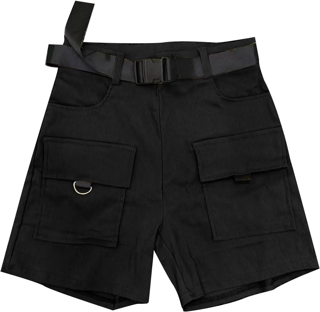 Women's Cargo Shorts Casual Lightweight High Waisted Jeans Shorts Straight Leg Hiking Vacation Outfits