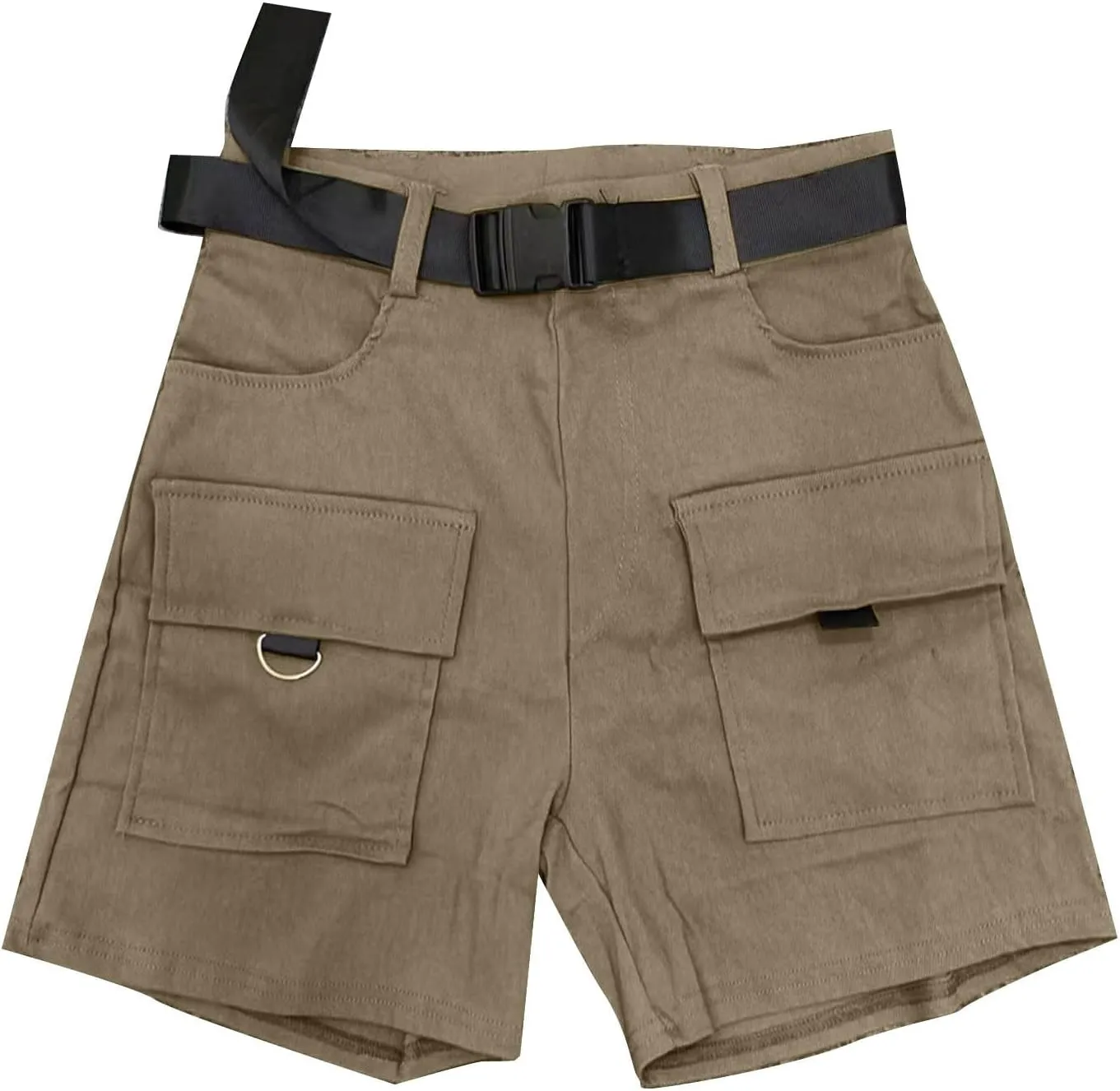 Women's Cargo Shorts Casual Lightweight High Waisted Jeans Shorts Straight Leg Hiking Vacation Outfits