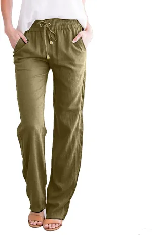 Womens Cargo Sweatpants Winter Low Beach Leggings with Pockets Water Resistant Water Resistant