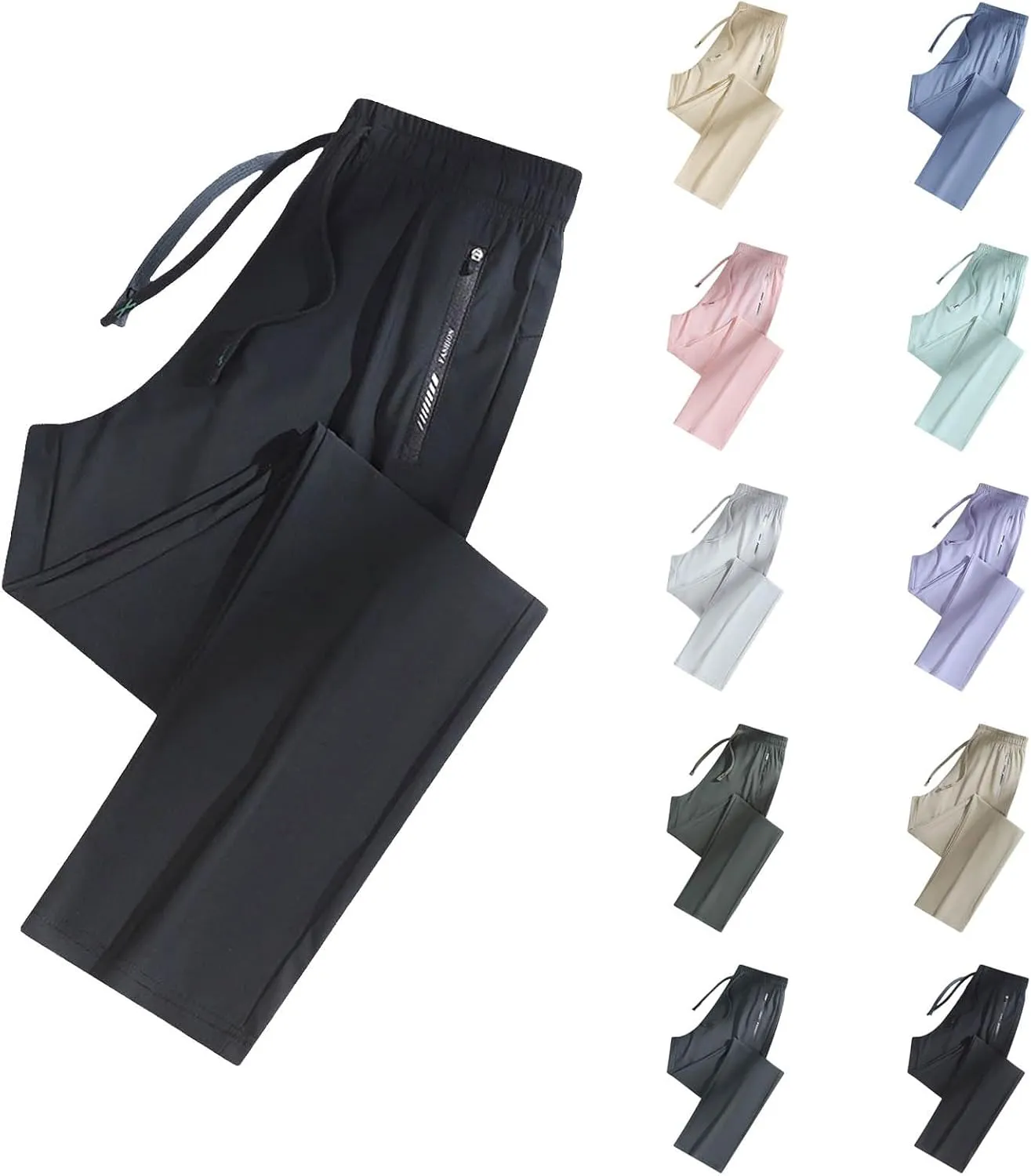 Women's Joggers Pants Lightweight Athletic Leggings Tapered Lounge Pants for Workout Yoga Running Hiking