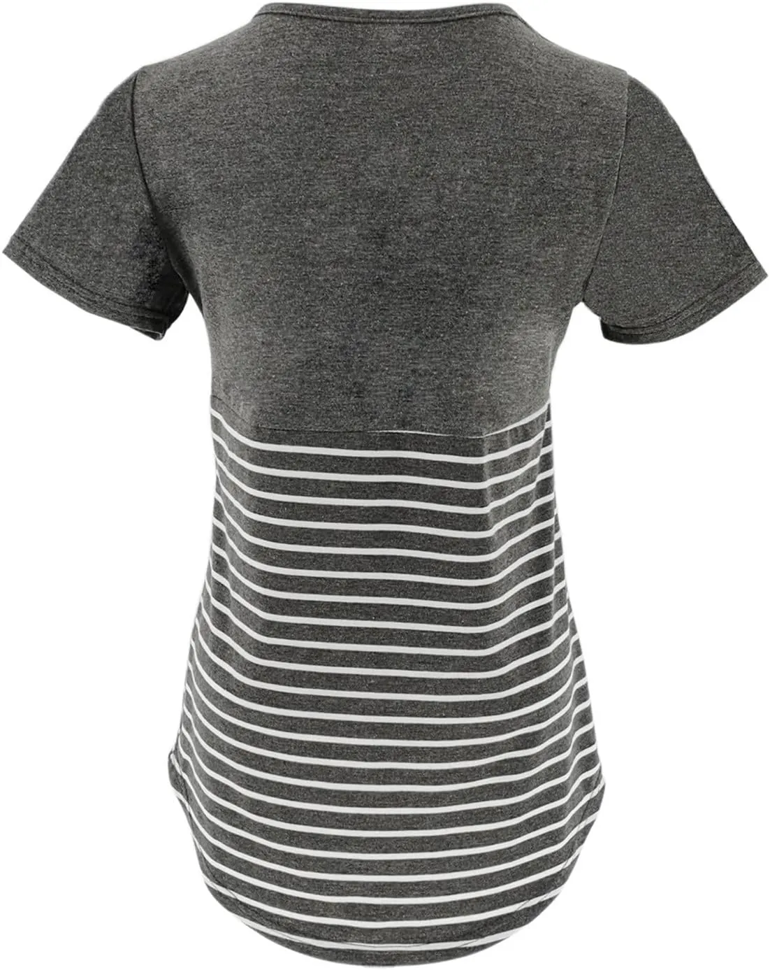 Women's Maternity Nursing Tops Short Sleeve Breastfeeding Top Tee Shirt Pregnancy Shirt Loose Fit Lounge Blouse