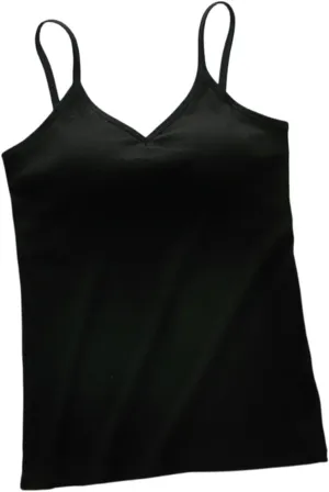 Womens Modal Built-in Bra Summer 2025 Basic Padded Yoga Shirt Shelf Bras Workout Camisole Casual Modal Undershirt