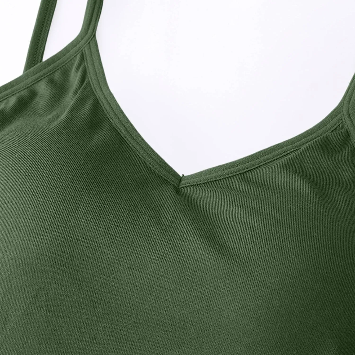 Womens Modal Built-in Bra Summer 2025 Basic Padded Yoga Shirt Shelf Bras Workout Camisole Casual Modal Undershirt