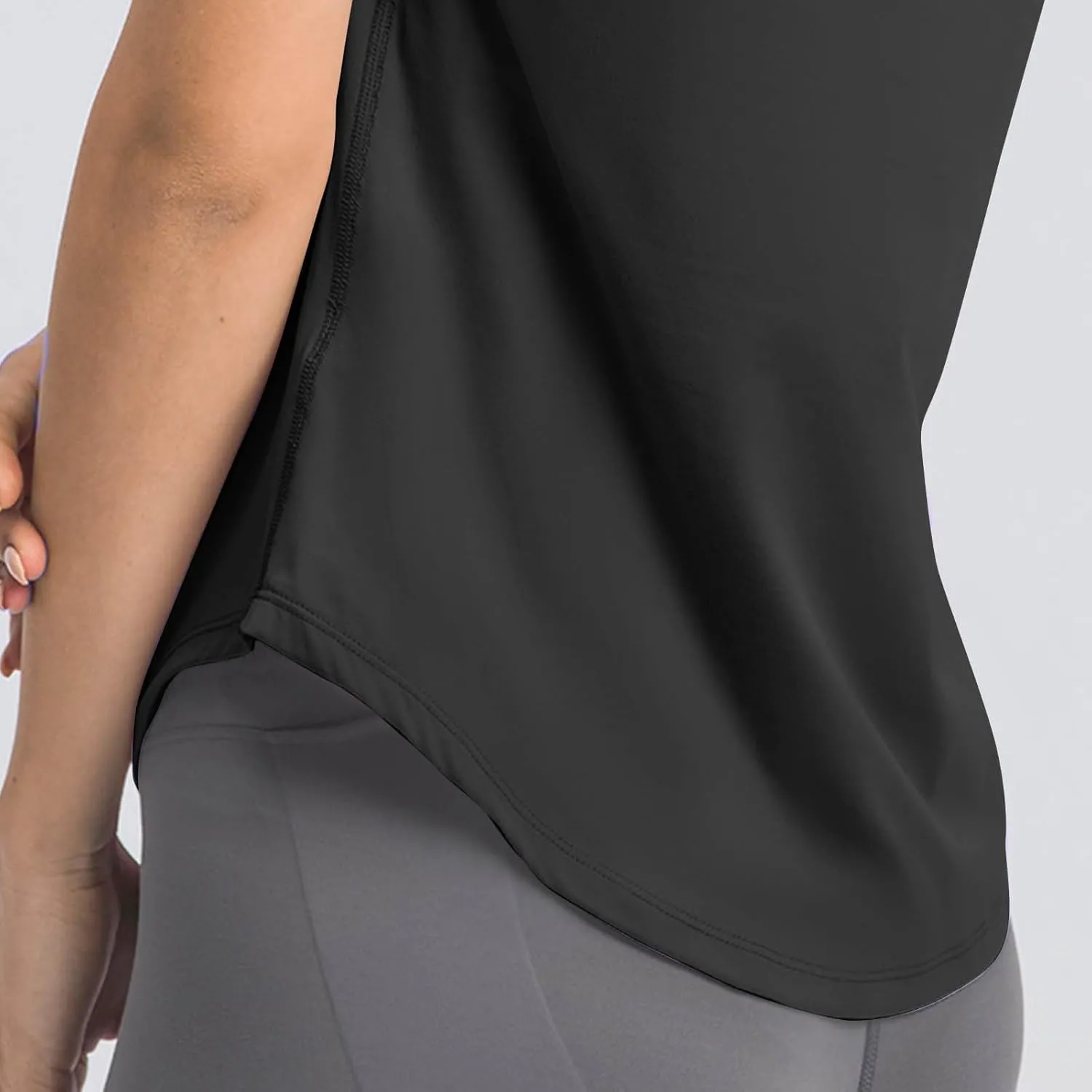 Women's Short Sleeve Shirt UPF Sun Protection T-Shirts Quick Dry Workout Gym Running Tops Basic Yoga Shirts