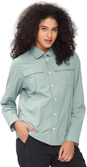 Women's UPF 50  UV Sun Protection Shirts Long Sleeve Quick Dry Fishing Outdoor Hiking Gardening Shirts Cool