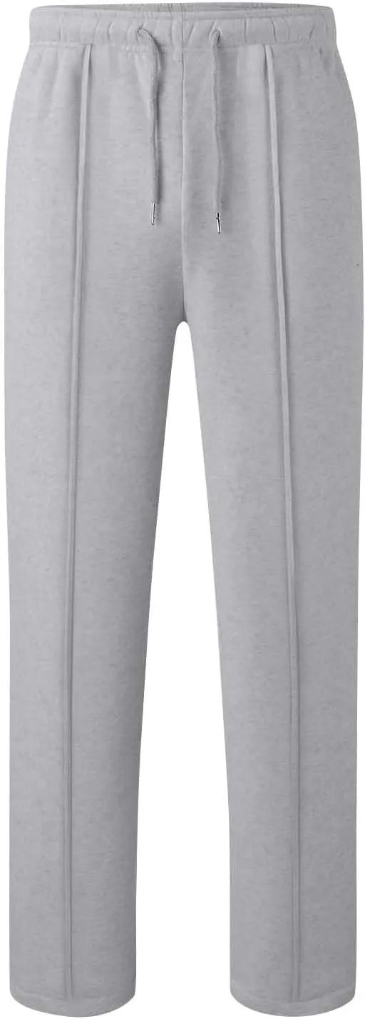 Womens Wide Leg Sweatpants Baggy High Waisted Fleece Joggers with Pockets Comfy Lightweight Drawstring Lounge Pants
