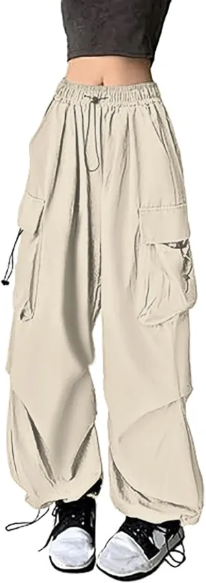 Women's Winter Warm Fleece Joggers Pants Winter high-Waist Work Leggings with Pockets Wide Leg Fleece Lined