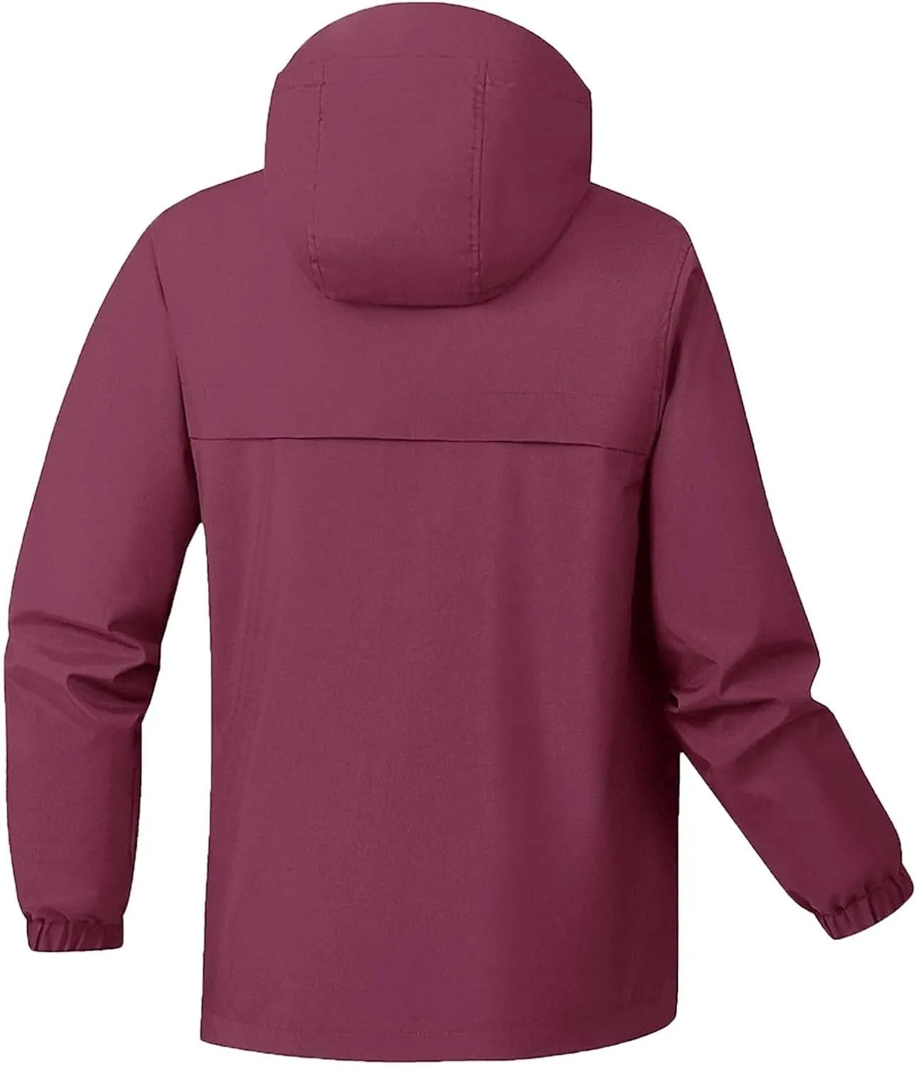 Work Hoodies For Men With Zipper Jackets For Men Casual Loose Fit Work Coat Zip Up Long Sleeve Hooded Active Jacket