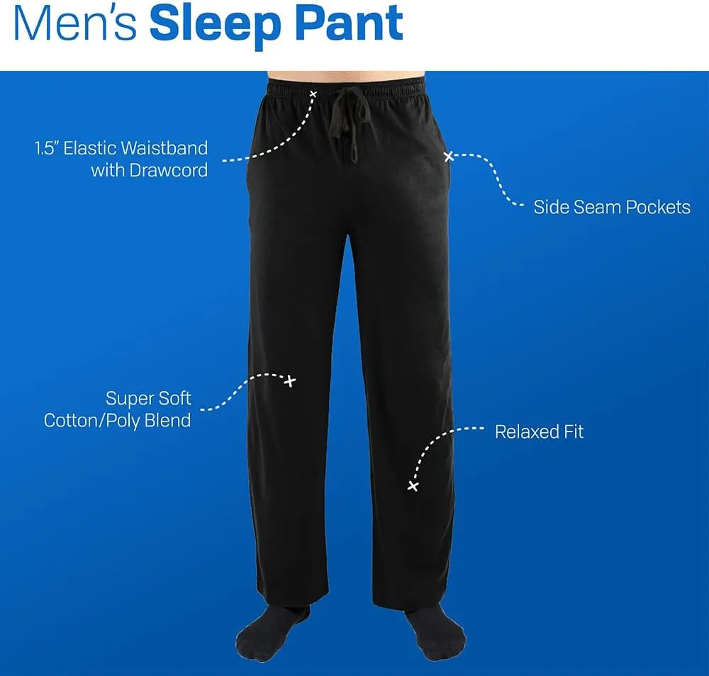 X-Men 97 Wolverine Mirrored Logo Men's Black Sleep Pajama Pants