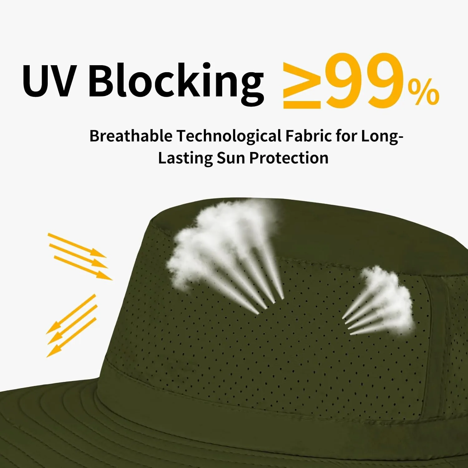 ZOORON Boonie Hat UPF 50  Cooling Sun Hat for Men and Women,Wide Brim Bucket Hats with UV Protection for Safari Hiking Beach