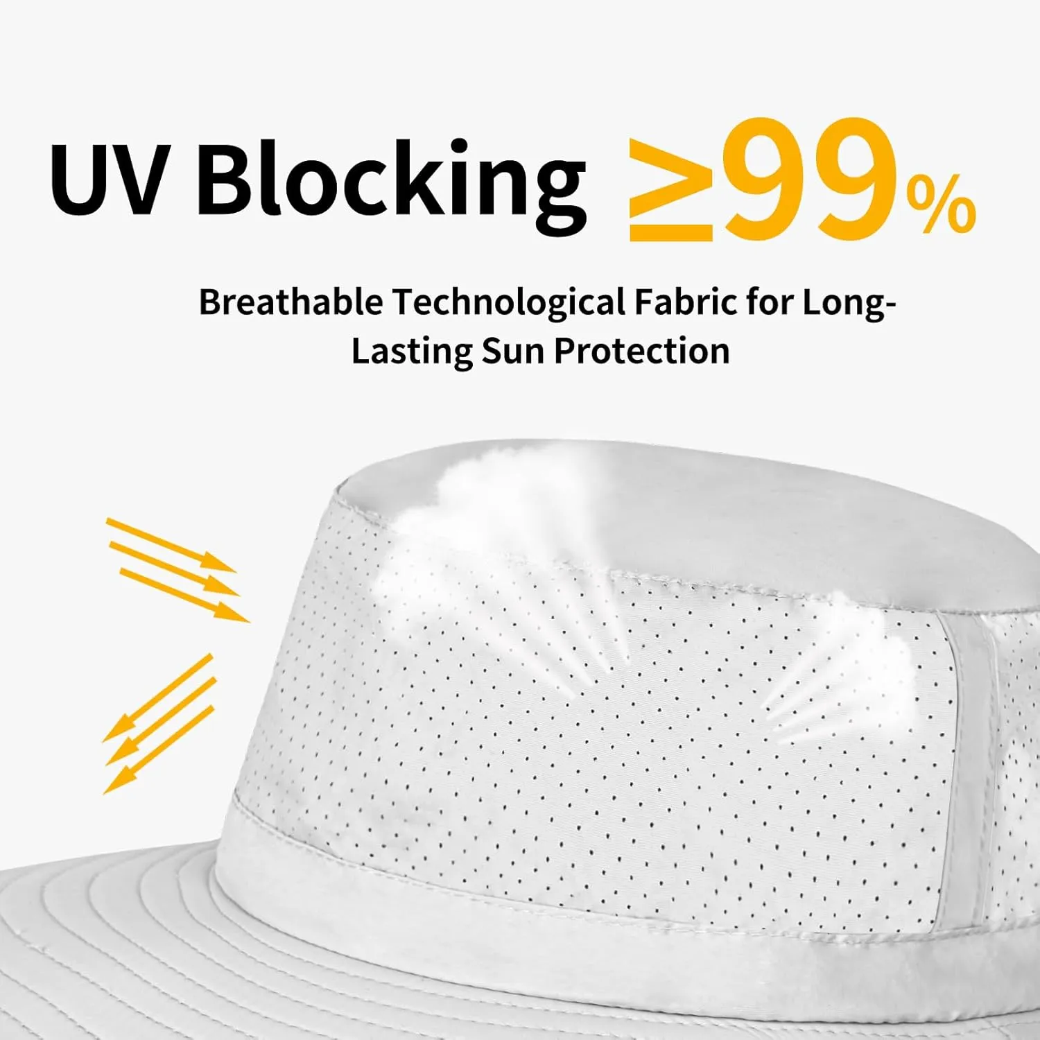ZOORON Boonie Hat UPF 50  Cooling Sun Hat for Men and Women,Wide Brim Bucket Hats with UV Protection for Safari Hiking Beach