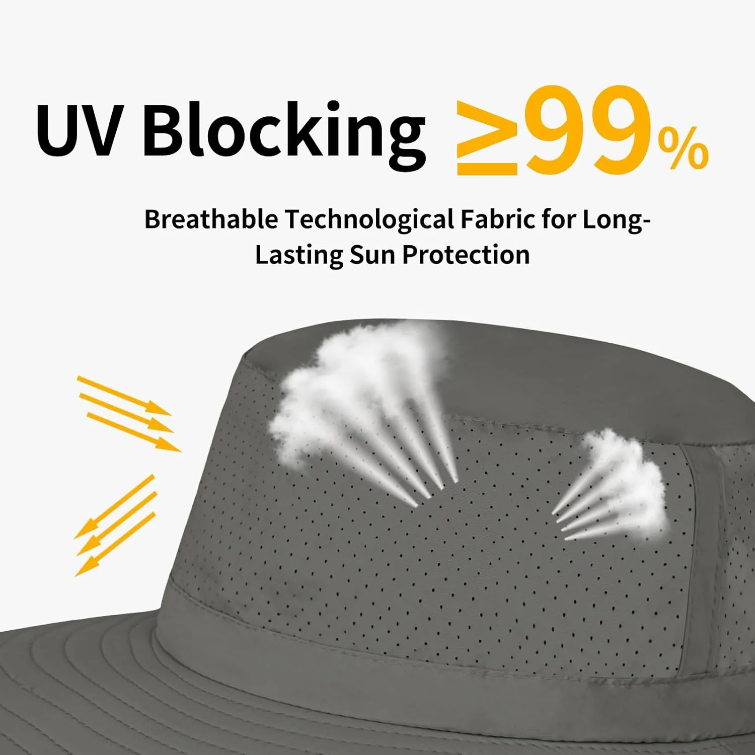ZOORON Boonie Hat UPF 50  Cooling Sun Hat for Men and Women,Wide Brim Bucket Hats with UV Protection for Safari Hiking Beach