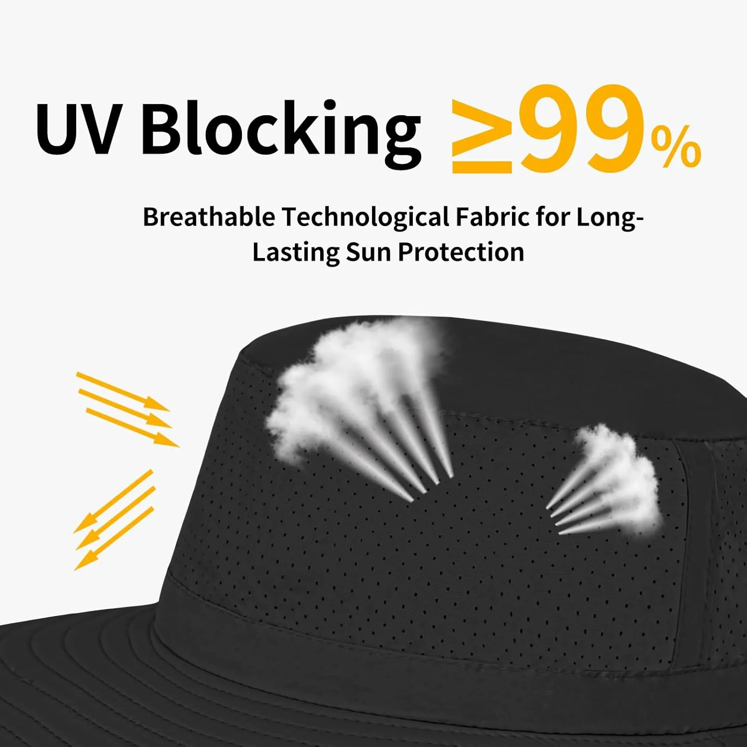 ZOORON Boonie Hat UPF 50  Cooling Sun Hat for Men and Women,Wide Brim Bucket Hats with UV Protection for Safari Hiking Beach