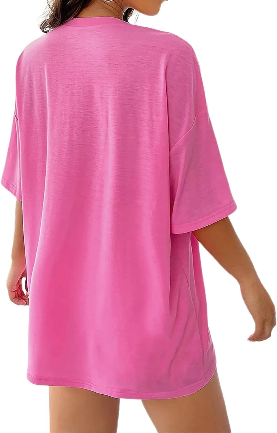 Zoyami Womens Oversized T Shirt Graphic Tee Casual Summer Loose Short Sleeve Top