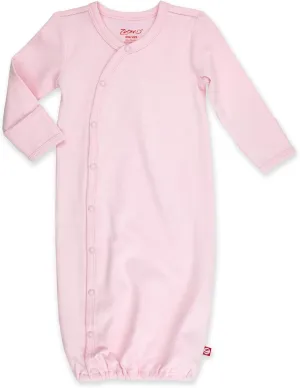 Zutano Unisex Kimono Gown, 0-6 Months, Extra Soft Organic Cotton